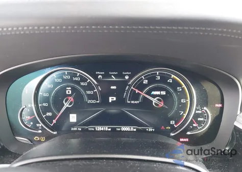 2019 BMW M5 Competition z USA, uszkodzony, nr VIN WBSJF0C57KB446933